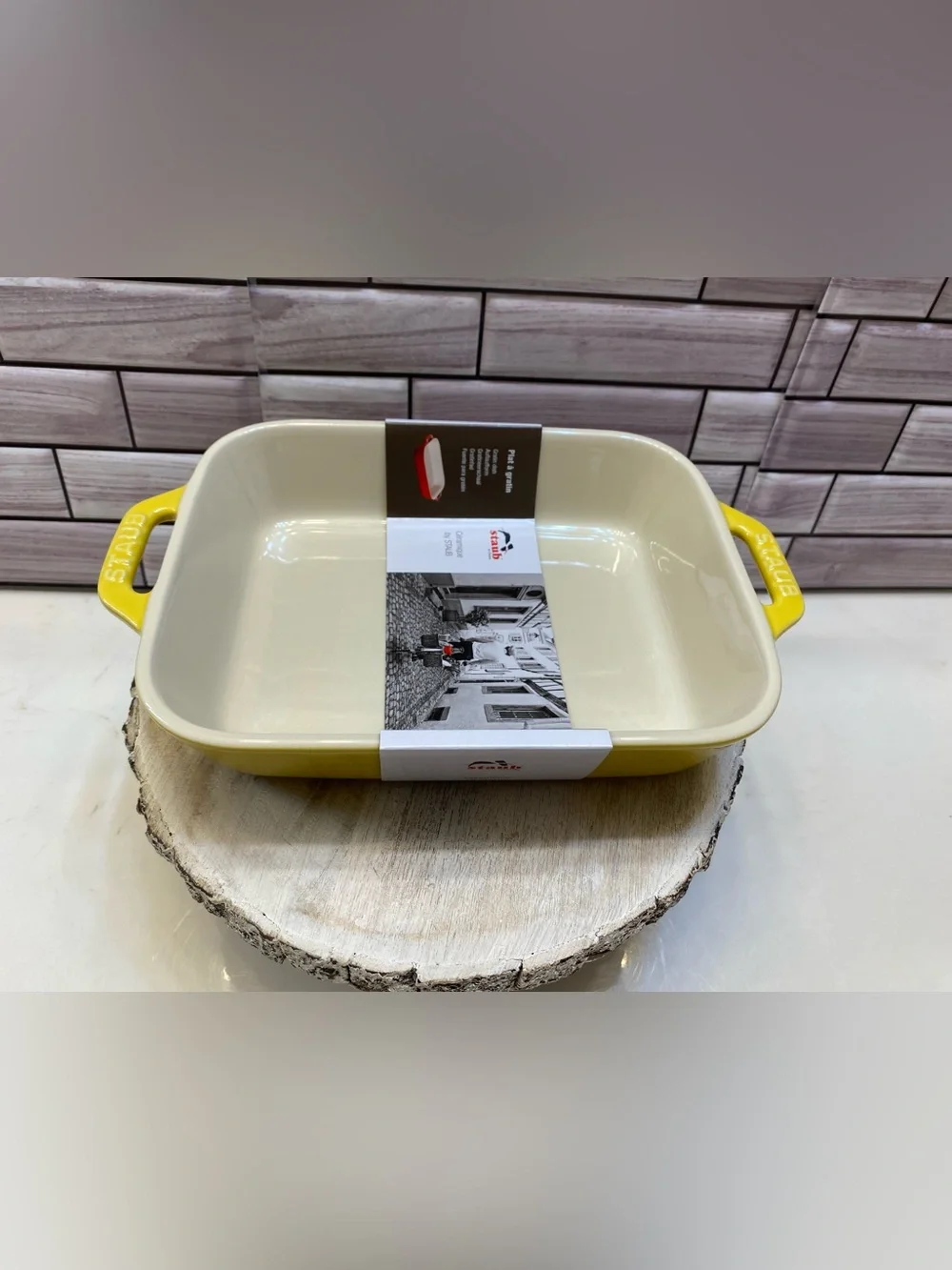 Staub ❤️Stoneware Baking Dish 1L  Citron NWT